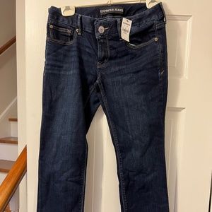 NWT Express Stella Cut Skinny Low-rise Dark Jeans Size 6